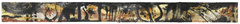 Auf Sternenbahnen (Leporello) | 2023<br>Aquarell, Tusche, Leinöl, auf handgeschöpftem Papier<br>ca. 32 x 370 cm