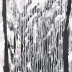 Ferne Schritte (Detail) | 2012<br>Tusche, Japanpapier, auf Leinwand<br>220 x 110 cm