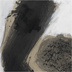 No sé qué (Detail) | 2020<br>Tusche, Eitempera, Sand, auf Leinwand<br>110 x 100 cm