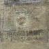 Tor (Detail) | 2019<br>Papiermaché, Bienenwachs, Sand, Tusche, Verbandstoff, Kohle, Farbstift, Graphit, Ölpastellkreide, auf Jute<br>ca. 165 x 185 cm