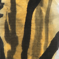 Ein Tag voll Licht und Spiel (Detail) | 2020<br>Tusche, Leinöl, auf Japanpapier<br>ca. 7,70 m x 0,98 m