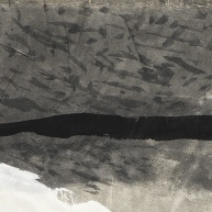 Serie: Feld (Detail) | 2018<br>Tusche, Eitempera auf Papier,<br>60 x 80 cm