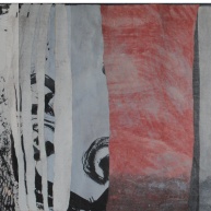 Zeit zu singen (Detail) | 2013<br>Eitempera, Tusche auf Japanpapierrolle,<br>0,70 x ca. 6,80 m