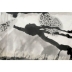 Morgens im Garten | 2015<br>Tusche, Wachsstift auf Papier,<br>ca. 64 x 98 cm