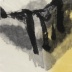 Der Traum (Detail) | 2015<br>Tusche, Leinöl auf Papier<br>64 x 98 cm
